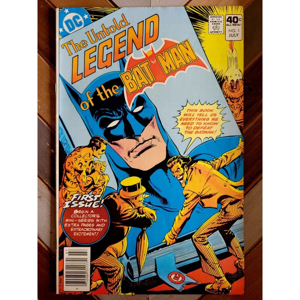 Untold Legend of Batman #1 Newsstand 1980 Byrne, Aparo, Garcia-Lopez Cover! 5.0